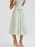 Temperament New Women's Summer Fashion Crummity Skirt High Waist Thin A-Character Skirt Holiday Hottie 68HZ