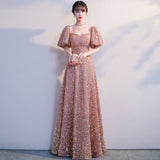 Liel Evening Dress Dress Woman 2025 New Small Temperament Choral Costume Host Banquet Dress 68HZ