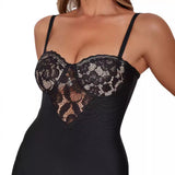 Hot Wish Femininity Sling Lace Ribbon Banded Dress 68HZ