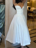 New Women's Dress Sexy Breast-Covered Fish Bones Waist Black Dressȹ 68HZ