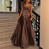 Fashion Women's New Sexy Sling Skirt Dress Bodyd Back Dress Black Dress Women's Evening Dress 68HZ