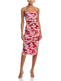 Spring And Summer New Fashion Flowers Milk Silk Brith Flower Fork Dress Can Be Adjusted To Hang The Dress Woman 68HZ