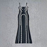 High Luxury Hand-Ordered Diamond Dress Elegantly Banded Evening Dress Heavy Industry Gorgeous Party Evening Dress Woman 68HZ