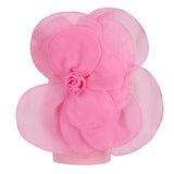 Women's High-End Oblique Shoulder Decoration Flower Dress White Wedding Party Dress Step Skirt 68HZ