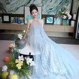 Evening Dress French Heavy Industry Bride Wedding Toast Dress Engaged Dress High-End Light Small Small Wedding Dress Morning Dress Woman 68HZ