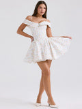 Summer New Sexy Shoulder Sling Dress Fashion Temperament Print Poneng Skirt Dress Dress Dress Dress Dress Dress 68HZ