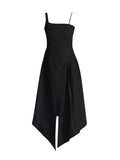 Spring 2025 New High-End Dress Women Autumn New Detachable Sling Dress Skirt Dress Dress Dress Dress Dress Dress Dress Dress 68HZ