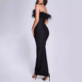 Tlaw Skirt New Ostrich Haired Dress Women's Source Women's Clothing Explosion 68HZ