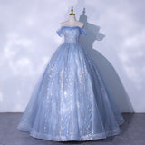 Dress 2025 New Vocal Art Test Temperament Cinderella Piano Performance Ponpong Skirt Shoulder Evening Dress Woman 68HZ