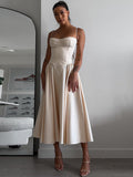 High-End Women's New Sexy Sling Dress Dress High-End Temperament Banquet Dress Dress Dress Woman 68HZ