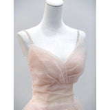 Evening Dress 2024 New High-End Pink Female Sling Belt Light Luxury Niche Adult Ceremony Super Fairy Princess Dress Engagement 68HZ