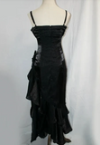 Elegant Chiffon Prom Dress Sheath Evening Gown Party Dress Spaghetti Strap Formal Dress HZ1024