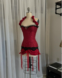New Burgundy Sheath Design Sweetheart Short Party Dress Homecoming Dress HZ1024