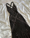 Enchanting V-neck Shiny Beaded Prom Dress Sheath Embroidery Evening Dress Long Formal Dress HZ1024
