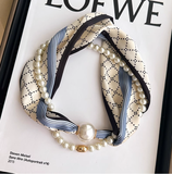 Vintage Elegant Versatile Soft Fabric Fashion Silk Scarf HZ1024